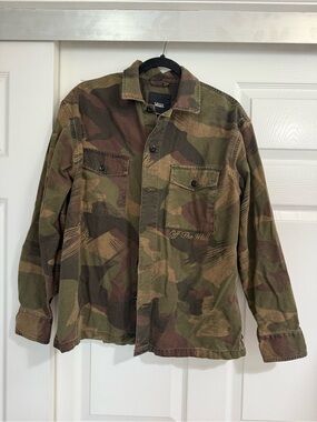 Vans Men’s Military Camo Field Jacket - Olive/Brown